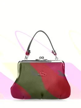 Vivienne Westwood | Granny Frame Faux Grained Leather Bag 