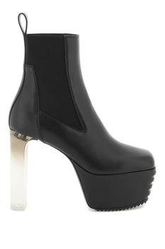 Rick Owens | 'MINIMAL GRILL' BOOTS商品图片,6折, 满$150享9.5折, 独家减免邮费, 满折