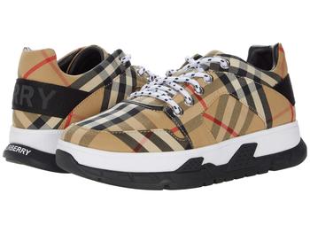 burberry t恤, Burberry | Brockton Check Low Top Sneaker (Toddler/Little Kid)商品图片 