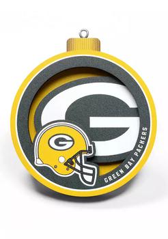 推荐NFL Green Bay Packers 3D Logo Series Ornaments商品