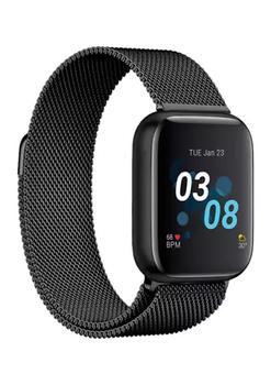 商品Air 3 Touchscreen Smartwatch Fitness Tracker for Men and Women: Black Case and Black Mesh Strap (44 Millimeter)图片