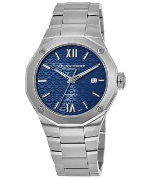 推荐Baume & Mercier Riviera Automatic Blue Dial Steel Men's Watch 10620商品