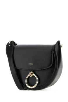 推荐Black leather small Arlene crossbody bag商品