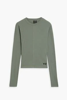 Y-3 | Logo-print cotton-jersey top,商家THE OUTNET US,价格¥344
