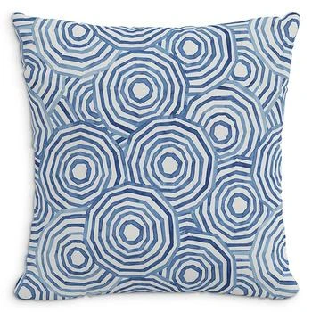Cloth & Company | The Umbrella Swirl Linen Decorative Pillow with Feather Insert, 20" x 20",商家Bloomingdale's,价格¥1258