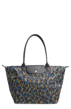 推荐LONGCHAMP 女士印花织物托特包 2605310743商品