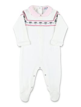 推荐Chiara Ferragni Kids Logo Tape Long Sleeved Bodysuit商品