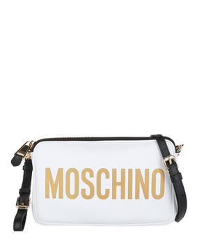 Moschino | Logo Leather Clutch Bag商品图片,5.6折×额外9折, 额外九折