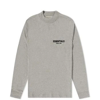 Essentials | FEAR OF GOD ESSENTIALS Kids Logo Long Sleeve T-Shirt - Dark Oatmeal 6.9折