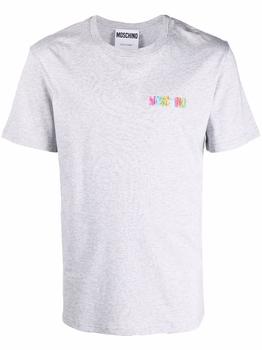 Moschino | Moschino Men's Grey Cotton T-Shirt商品图片,