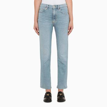 Re/Done | Straight jeans in blue denim商品图片,