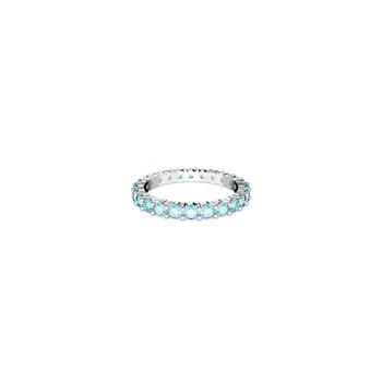 商品Crystal Round Cut Blue Matrix Ring图片