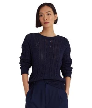 Ralph Lauren | Petite Aran-Knit Cotton Sweater 8.9折