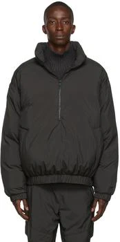 Essentials | Black Pullover Jacket 5.8折