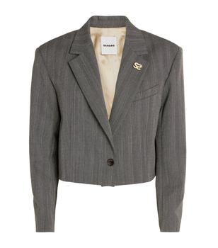 Sandro | Lombardi Cropped Suit Jacket商品图片,独家减免邮费
