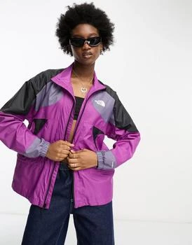 推荐The North Face TNF X track jacket in purple and slate grey商品
