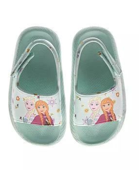 Disney | Toddler Girls Frozen Anna and Elsa Hook and Loop Backstrap Slides,商家Macy's,价格¥221