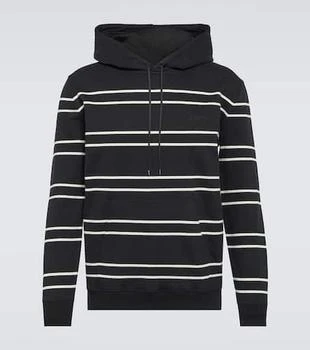推荐Striped cotton fleece hoodie商品