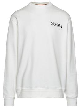 Zegna | Ermenegildo Zegna Logo Printed Crewneck Sweatshirt商品图片,4.8折起