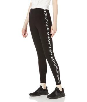 Calvin Klein | Women's Premium Performance Double Waistband Moisture Wicking Legging (Standard and Plus)商品图片,6折, 独家减免邮费