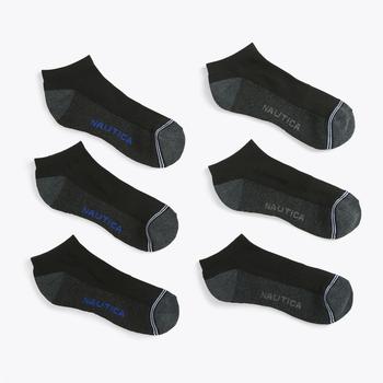 Nautica | Nautica Mens Athletic Low-Cut Socks, 6-Pack商品图片,5折