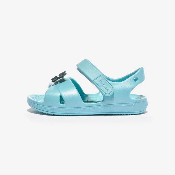 推荐【Brilliant|包邮包税】卡骆驰 CLASSIC CROSS STRAP SANDAL PS 儿童  凉鞋 沙滩鞋  CRS206245 ICE BLUE商品