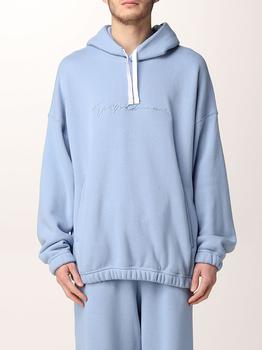 推荐Giorgio Armani cotton sweatshirt with embroidered logo商品