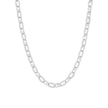 18K Gold Plated or Silver Plated Link Chain Necklace