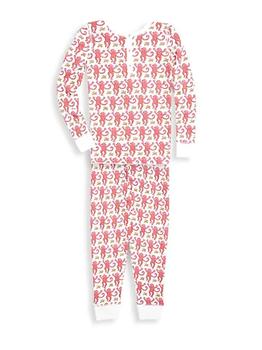 商品Roller Rabbit | Baby's, Little Girl's & Girl's 2-Piece Monkey Pajama Top & Pants Set,商家Saks Fifth Avenue,价格¥471图片