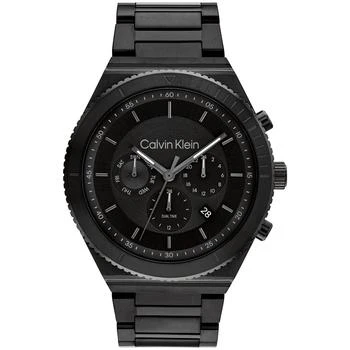 Calvin Klein | Men's Black-Tone Stainless Steel Bracelet Watch 44.5mm 