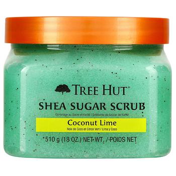 商品Tree Hut | Ultra Hydrating and Exfoliating Scrub for Nourishing Essential Body Care Coconut Lime,商家Walgreens,价格¥79图片