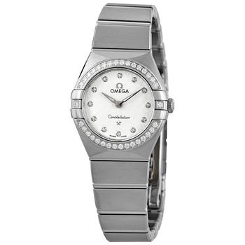 欧米茄星座怎么样, Omega | Constellation Manhattan Quartz Diamond Silver Dial Ladies Watch 131.15.25.60.52.001商品图片 7.2折