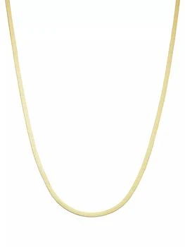 Oradina | 14K Yellow Solid Gold Park Avenue Herringbone Chain,商家Saks Fifth Avenue,价格¥3814