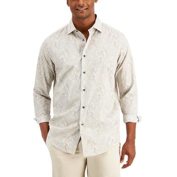 Alfani | Men's Regular-Fit Stretch Paisley Shirt, Created for Macy's商品图片,7.9折×额外7折, 额外七折