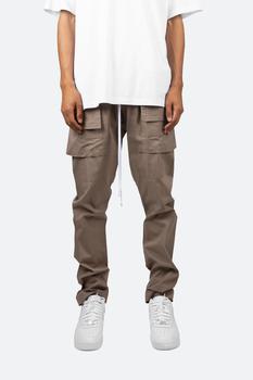 mnml gat好用吗, MNML | Drop Crotch Cargo Pants - Stone商品图片 4.8折