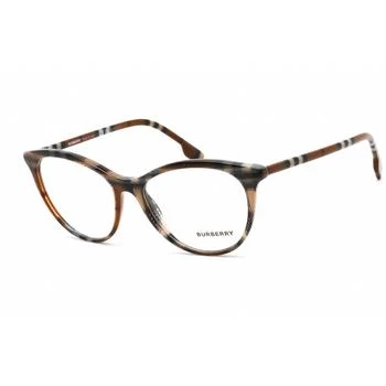 Burberry | Burberry Women's Eyeglasses - Check Brown Plastic Cat Eye Shape Frame | 0BE2325 4005,商家My Gift Stop,价格¥748