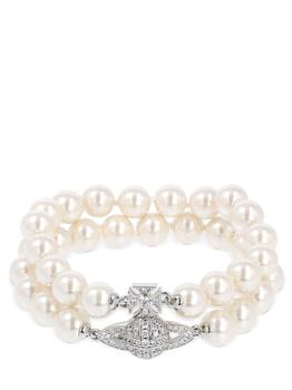 商品Graziella Two Roimitation Pearl Bracelet,商家LUISAVIAROMA,价格¥1674图片