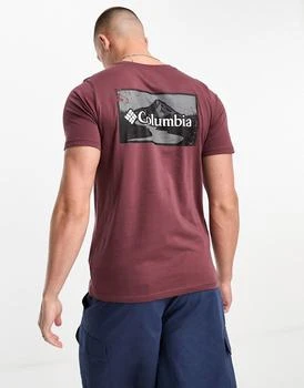 推荐Columbia Rapid Ridge back graphic t-shirt in brown exclusive to ASOS商品