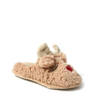 推荐Dearfoams Womens Shay Scuff with Applique商品