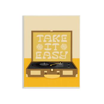 商品Stupell Industries | Take it Easy Record Player Wall Plaque Art,商家Macy's,价格¥477图片