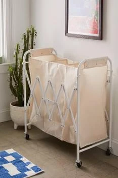 Urban Outfitters | Accordion Triple Sorter Laundry Hamper,商家Urban Outfitters,价格¥1126