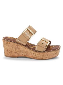 sam edelman凉鞋, Sam Edelman | Anna Patent Leather Platform Sandals商品图片 4.1折