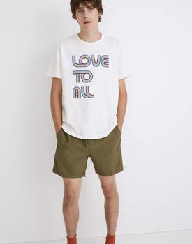 Love Bravery真假, Madewell | Love To All Pride Allday Tee商品图片 7.7折×额外5折, 额外五折