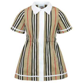 商品Beige Stripe Alexandra Baby Dress,商家Designer Childrenswear,价格¥1440图片