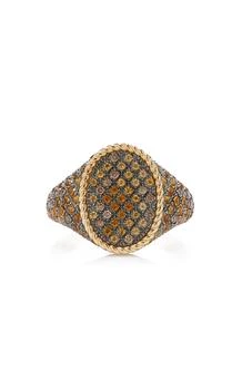 Yvonne Leon | Yvonne Leon - Python 9K Yellow Gold Signet Ring - Gold - US 7 - Moda Operandi - Gifts For Her,商家Fashion US,价格¥19317