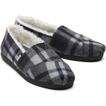 推荐Toms Mens Alparagata Faux Fur Slip-on Loafer Slippers商品