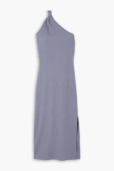 NINETY PERCENT | Okra one-shoulder ribbed stretch-cotton midi dress,商家THE OUTNET US,价格¥349