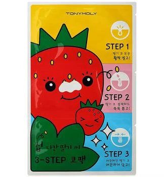 TONYMOLY | Runaway Strawberry Seeds 3-Step Nose Pack,商家Macy's,价格¥22