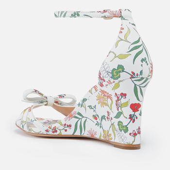 Kate Spade Surprise, Kate Spade | Kate Spade New York Women's Flamenco Wedges - Rooftop Garden Print商品图片 额外6.5折, 额外六五折
