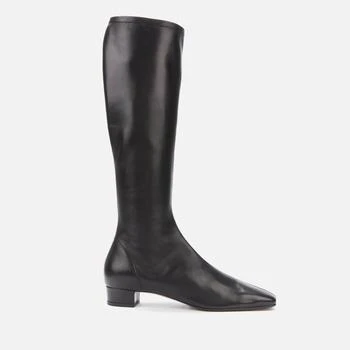 推荐BY FAR Women's Edie Leather Knee High Boots - Black商品